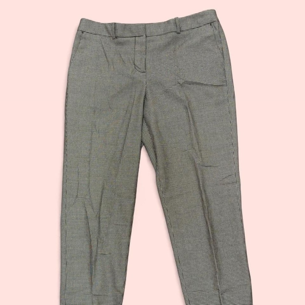Black & white checkered trousers